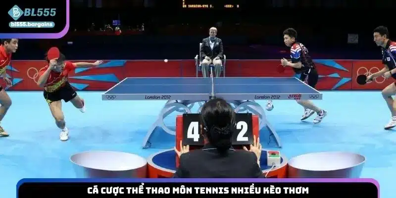 Cá cược thể thao môn tennis nhiều kèo thơm