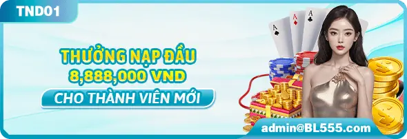 Thưởng nạp đầu 8,888,000